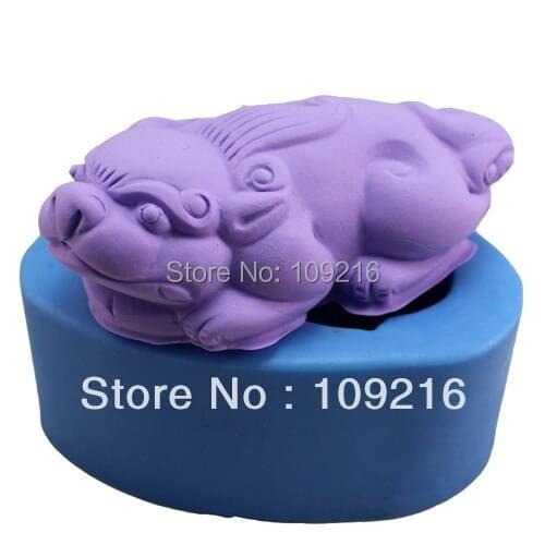 Wholesale!!!1pcs Mythical Wild Animal (R0791) Silicone Handmade Soap Mold Crafts DIY Mold