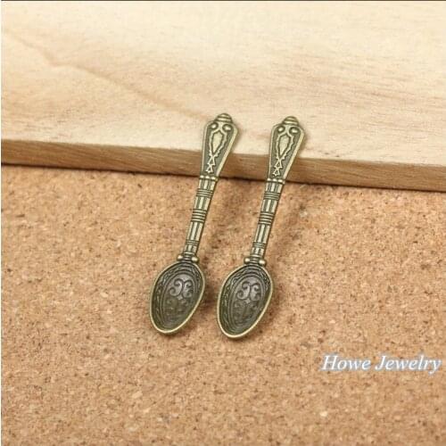 Wholesale 60 pcs Vintage Charms Ruler Pendant Antique bronze Fit Bracelets Necklace DIY Metal Jewelry Making