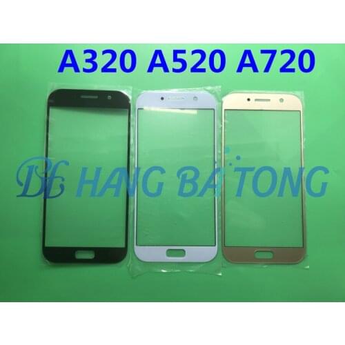 10pcs New Front Glass Replacement Cover Touch Screen Outer Glass Lens for Samsung Galaxy A3 A320 A5 A520 A7 A720 2017