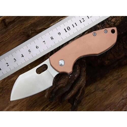 Portable Mini Folding Knife 5311 Bronze CRK/Outdoor Camping Hiking Hunting Survival Emergency Jungle Pocket Folding Knife