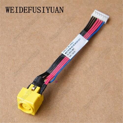 DC Power Jack Connector for Lenovo T410 T510 T510I T520 T520I T520S T530 W510 DC in Cable 10pcs
