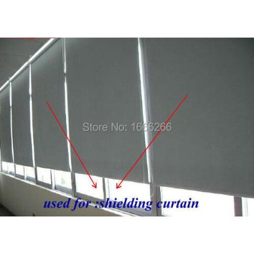 Rip-stop Nickel Copper check Conductive fabric for RFID Blocking Curtain