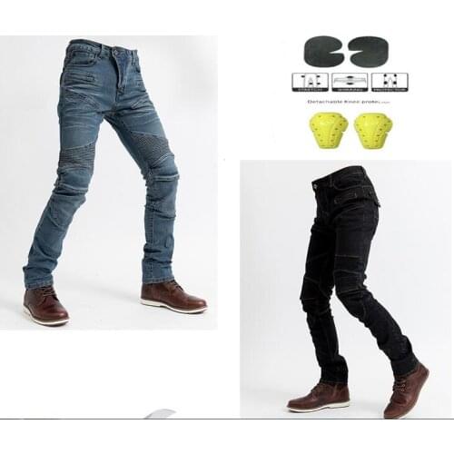 2020 New Motorcycle racing riding PK718 pants slim stretch locomotive anti-fall pants with protective gear riding jeans