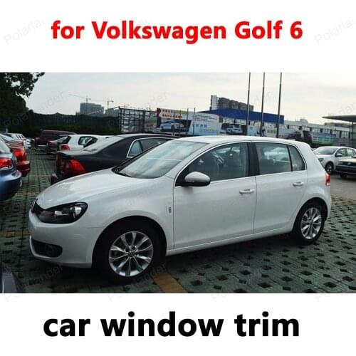 Styling Window Trim Decoration Strips Car Exterior Accessories for Volkswagen Golf 6 Stainless Steel