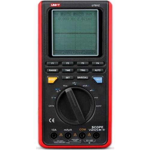 UNI-T UT81C 16MHz 80MS/s Real-Time Sample Rate Handheld Scopemeter Oscilloscope Digital Multimeter with Capacitance Measurement