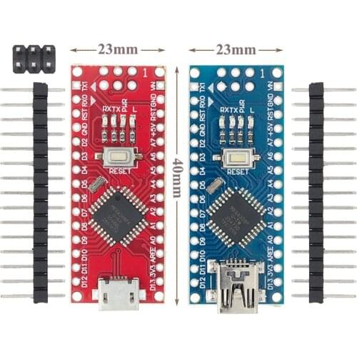 1pcs/lot Nano With the bootloader compatible Nano 3.0 controller for arduino CH340 USB driver 16Mhz Nano v3.0 ATMEGA328P/168P