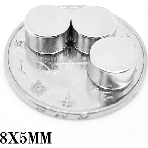 10/20/50/100/150/200PCS 8x5 Mini Small Round Magnet N35 Neodymium Disc Magnet 8x5mm Permanent Powerful Strong Magnet 8*5 mm