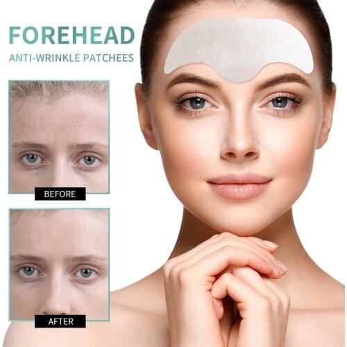Forehead Line Removal Gel Patch Forehead Anti Wrinkle Firming Mask Frown Lines Treatment Stickers Anti-Aging Lifting Skin Care