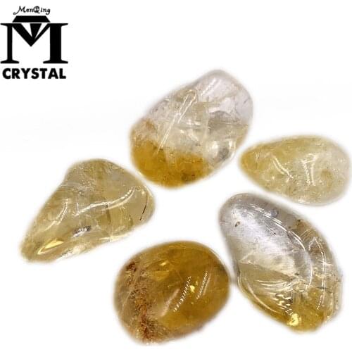50g Natural Citrine Quartz Crystal Rough Stones Yellow lemon Quartz Crystal gravel healing Gemstone fossils minerals Specimen