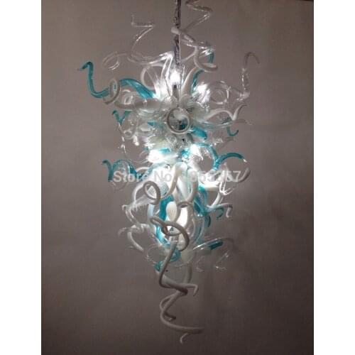 Free Shipping Fanstic Unique Long Shape Mouth Blown Ceiling Light