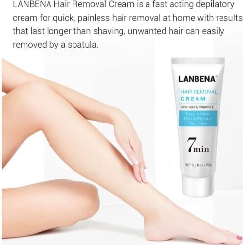 H7JC 80g Aloe Vera Hair Removal Cream Leg Armpit Bikini Line Painless Depilatory Balm