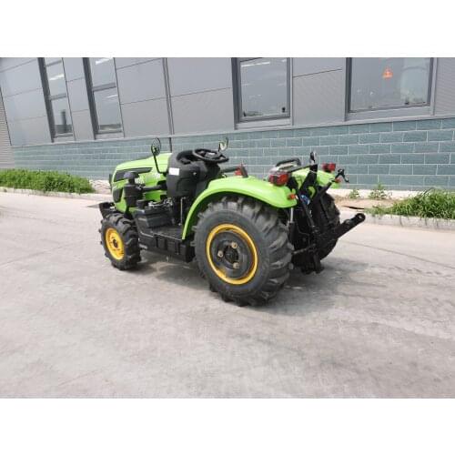 Chinese 50HP Tractors Micro Greenhouse Orchard Garden Wheeled Machine Agricultural Micro Tractors