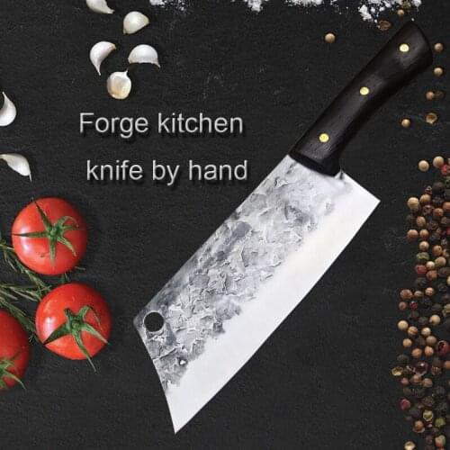 PEGASI 19cmManual forging chopper household chefs special slicing tool light and sharp 5 chromium stainless steel