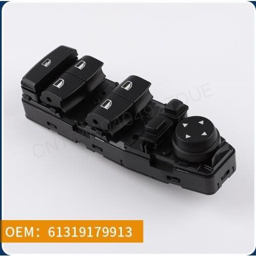 Suitable for BMW 5 Series/X3 front left lifter switch 6131979913/61319241955/61319238239 auto parts