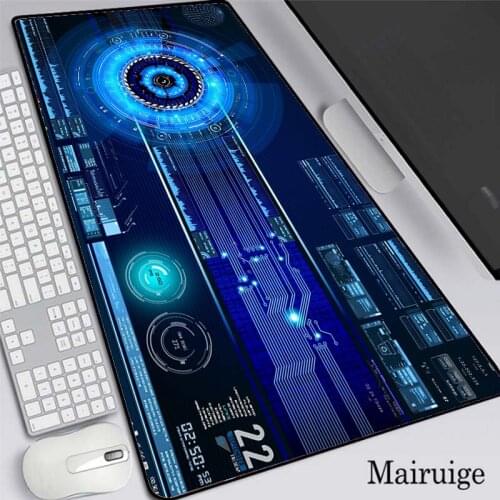 Mairuige 40*90cm Rubber Gaming Computer Large DJing Mouse Pad Gamer Locking Edge Keyboard XXL DeskMat Keyboard PC Mice Mats