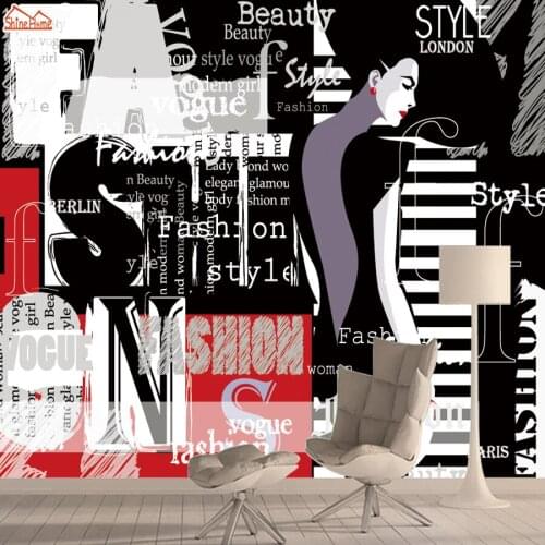 Peel and Stick 3d Photo Mural Wallpaper Wallpapers for Living Room Wall Paper Papers Home Decor Stylish Girl Shop Walls Murals