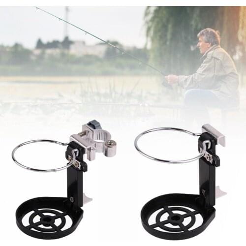 Water Cup HolderHigh-quality Folding Fishing Chair Water Cup Teacup Holder Fishing Box Chair Water Cup Cagefor Outdoor Sports
