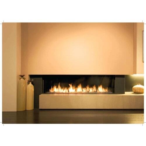 On sale Home fireplaces with 48 inch stainless steel ethanol burner