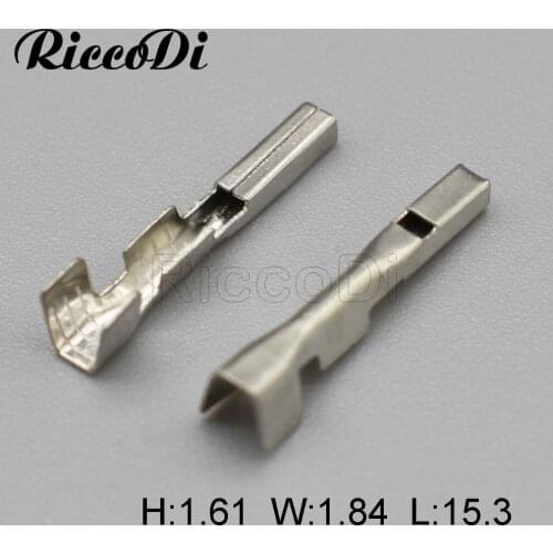100Pcs Female 1.0mm Series Automotic Brass Tin Plated Crimp Terminal Connector For Car DJ621-G1*0.6A