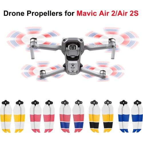2 pairs 7238F Props for Drone Mavic Air 2/2S Propeller Foldable Quick Release Propellers Blades for DJI Mavic Air 2S Accessories