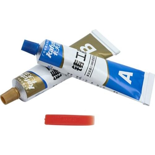 2pcs Industrial AB Glue Strong Adhesive Heat Resistance Cold Weld Metal Repair
