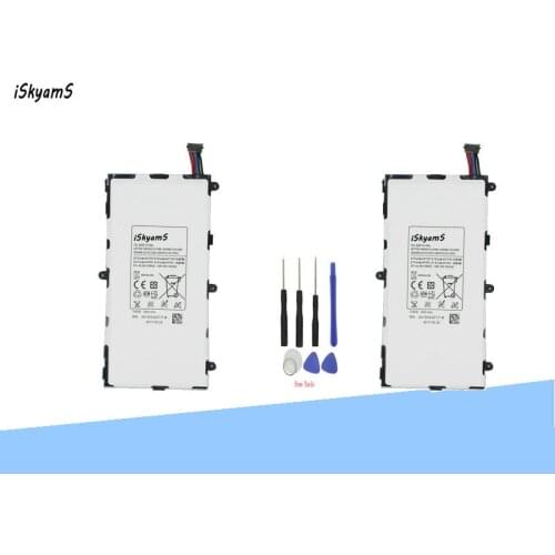2x 4000mAh T4000E Replacement Battery For Samsung Galaxy Tab Tablet 3 7.0 T211 T210 T215 T210R T217A SM-T210R T2105 P3210 P3200