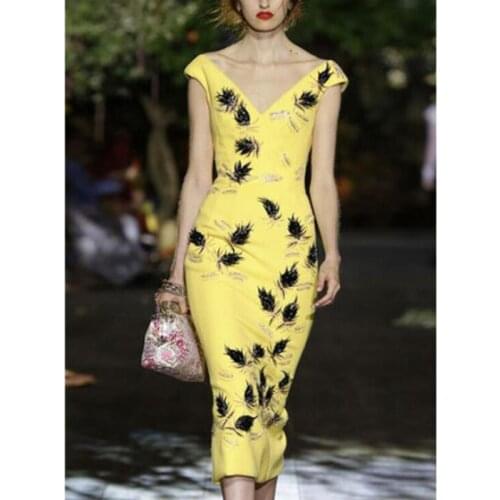 Желтые летние платья Bogeda China At AliExpress