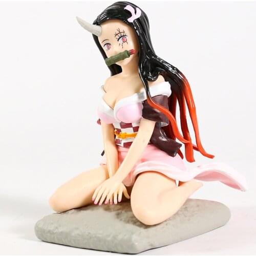 Demon Slayer Kimetsu no Yaiba Kamado Nezuko Kneeling Version PVC Figure Collectible Model Toy