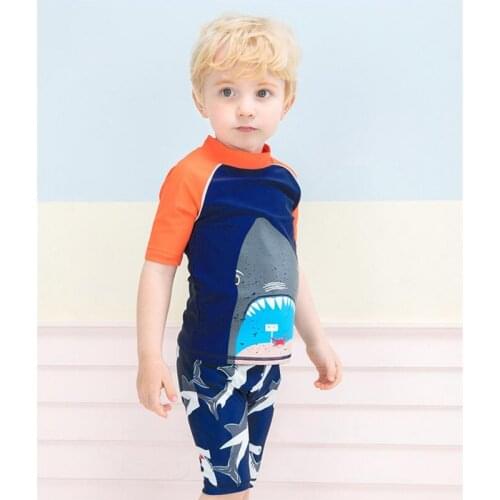 Children Boys Swimming Suit Fashion Cartoon Kids Boy Swimwear New Summer Bathing Shark Closed-fitting Kids Children Swimsuit