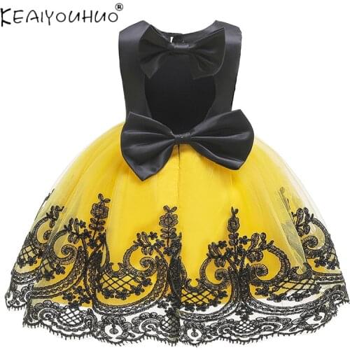 Kids New Year Christmas Dress For Girls Lace Tutu Princess Dress Infant Baby Girls Birthday Evening Party Dress Children Clothes