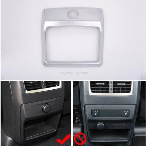 For Lexus RX 2016 Car-Styling ABS Chrome Rear middle storage Rear Row Armrest Storage Box Auto car slyling Accessories