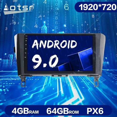 For Nissan X-TRAIL/Qashqai Android 9.0 64G PX6 Car Radio GPS Navigation Multimedia Player Auto Stereo Head Unit Auto Audio Video