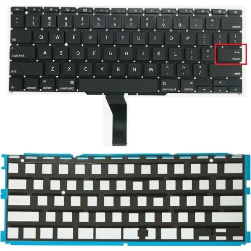 US Layout Laptop Keyboard Keypad With Backlight For Apple Macbook Air A1370 A1465 11" 2011-2015 MC505 MC506