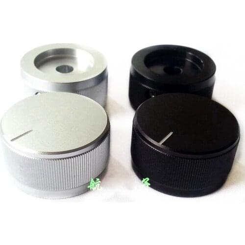 KYYSLB 30x16mm Pure Aluminum Alloy Solid Knob Volume Potentiometer Knob HIFI Audio Power Amplifier Chassis Tone Knob