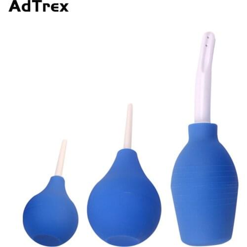 Enema Bulb Syringe Medical Rubber Irrigator Female Vagina Gay Man Anal Douche Cleaner for Woman Hygiene Adult Sex Toy
