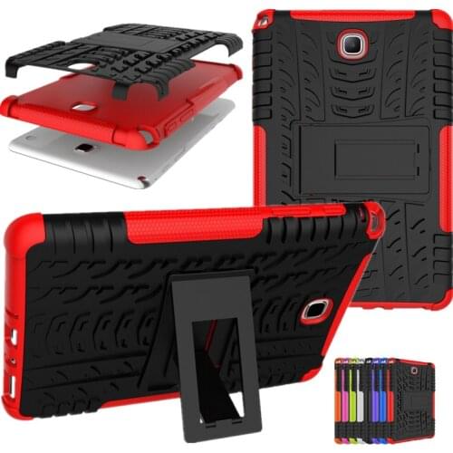 For Samsung Galaxy Tab A 8.0inch T350 T351 T355 SM-T355 Shockproof TPU PC Back Cover Stand Case for Samsung Tab A 8.0 T290 Cover