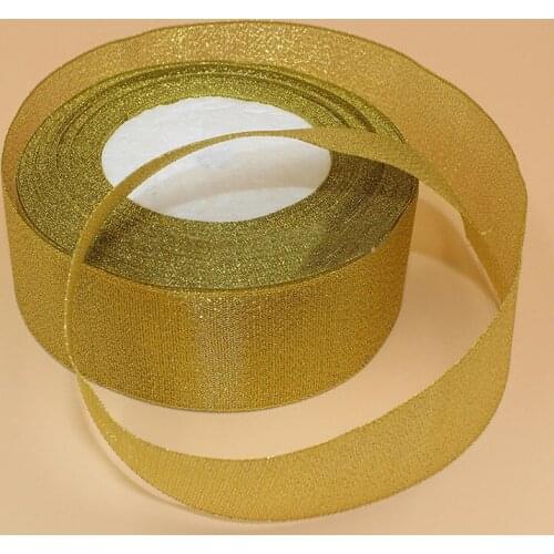 1-1/2"(38mm) 125Yards Gold Onions Belt Ribbon For Gift Packaging Wedding And Christmas Decoration Belt Meters Ribbons