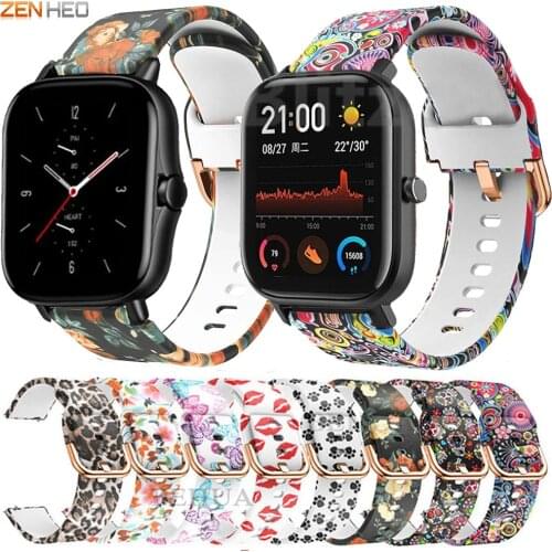 20mm Silicone Strap for Xiaomi Huami Amazfit GTS 2 GTS2 GTR 42mm/Bip Bit Lite Smart Watch Band for Xiaomi Haylou LS02 Watchband