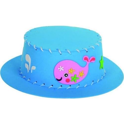 DIY Handmade EVA Hat Multicolored Knitted Cap Kit Kids Craft Educational Toy Children Handmade Handicraft Learning Model