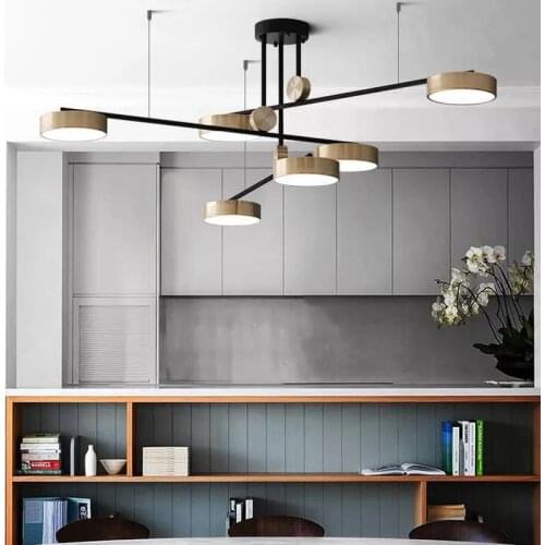 2021 NEW Post-modern pendant lamp simple and elegant atmosphere restaurant rotating light luxury Pendant lights lamp lustre