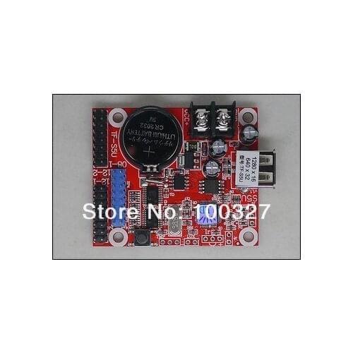 TF-S5U TF-S6 Supplies LED display asynchronous control card for single and double colour 2pcs/lot Drop free shipping