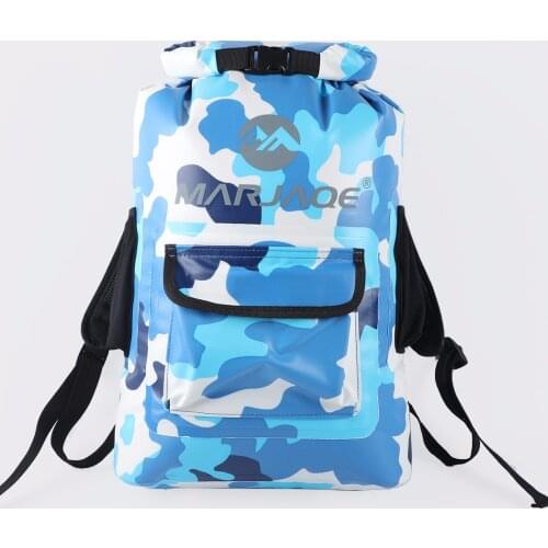 2019 New Style RollTop Waterproof Backpack 22L Upstream Dry Bag Airtight 0.55MM 500D PVC Tarpaulin Double Padded Shoulder Straps