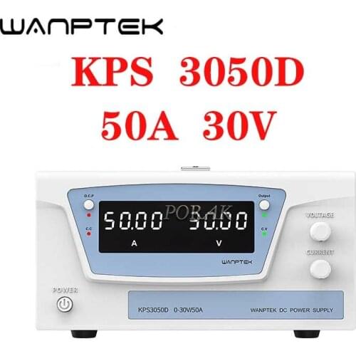 Wanptek KPS-3050D DC power supply / 0-30V, 0-50A meter battery test Automotive equipment maintenance equipment