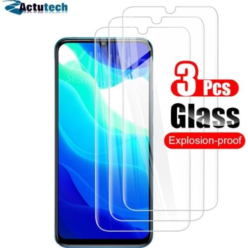 3PCS screen protector glas for xiaomi Mi 10 lite 5G Tempered glass for xiaomi10 lite 10lite xiomi 10 lit light protective film