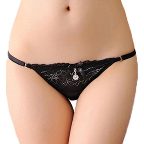 Women Sexy Panties Breathable G String Lace Thong Low Waist Tanga Elastic Lingerie Ladies Underwear Hipster Thongs