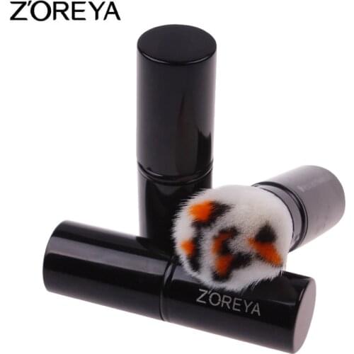 Zoreya Brand New Arrive Fashion Retractable Foundation Face Makeup Brush Women Cosmetic Powder Makeup Brush 2 Color Available