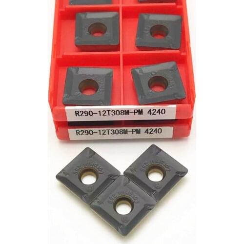 10pcs R290-12T308M-PM 4240 Milling blade insert FOR steel