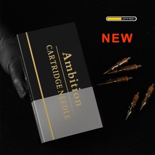 HELLO 20Pcs Round Liner φ0.35mm Disposable Tattoo Cartridge Needles Rotary Pen Sterile Tattoo Eyebrow Tattoo Machine RL