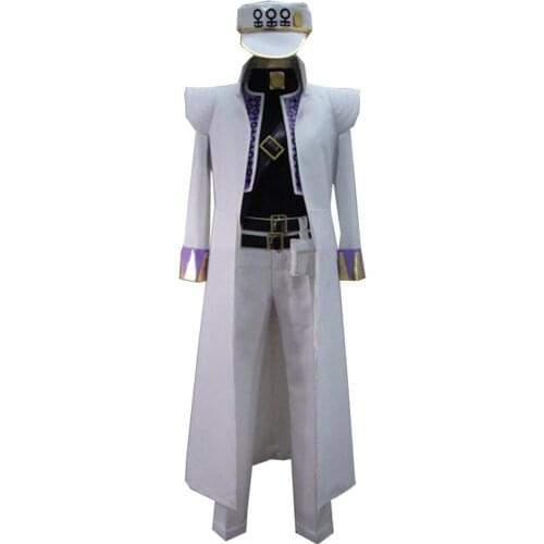 2021 JoJos Bizarre Adventure Costume Kujo Jotaro Leather Cosplay Costume Custom made