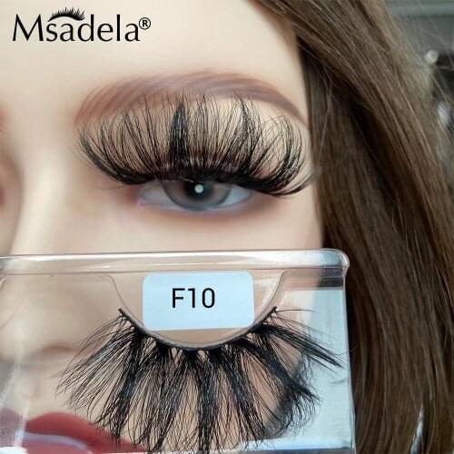 25mm Faux Mink Hair 3D Lashes Fluffy Wholesale 10/20/30/50/100 Pairs False Eyelashes Natural Box Package Lash Vendor Make Up